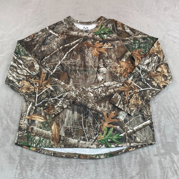 Realtree Other - Realtree EDGE Scent Control Crew Top Men XL Camouflage Performance Thermal NWOT